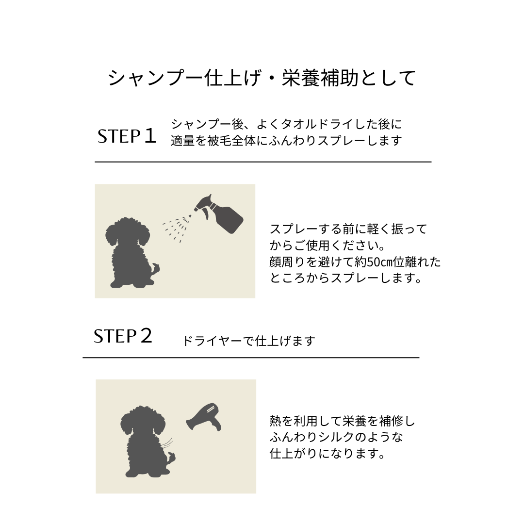 SILKCARE SPRAY for Coat|グルーミングスプレー